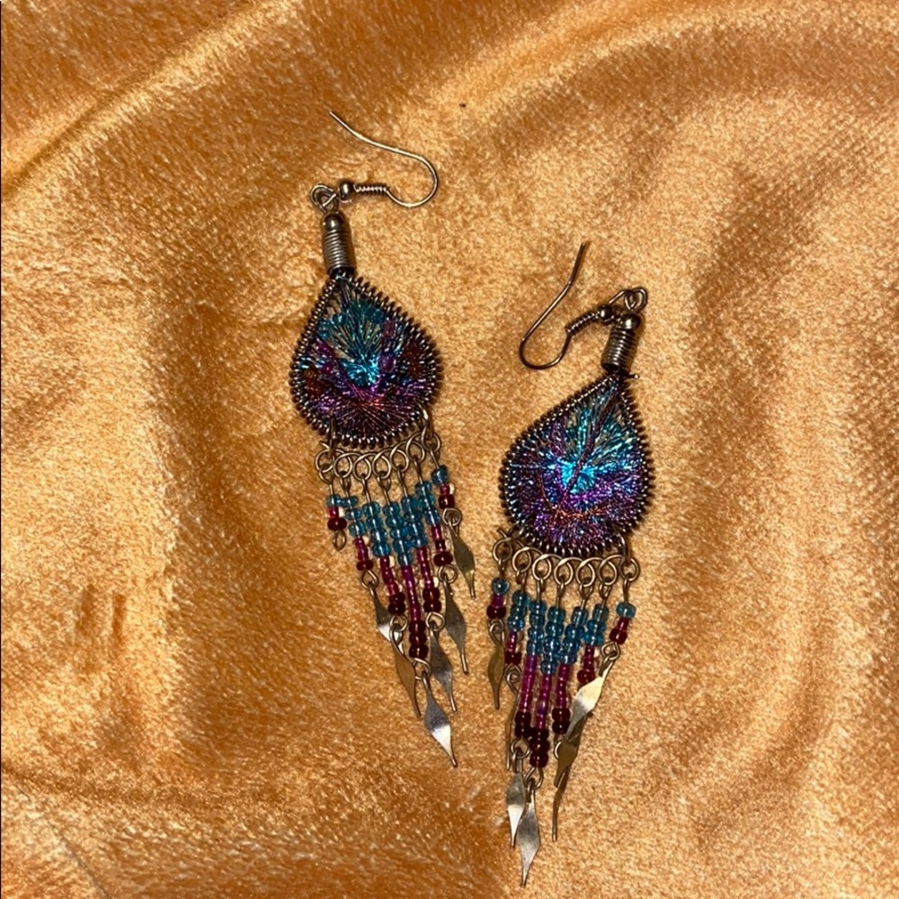 Dream catcher earrings